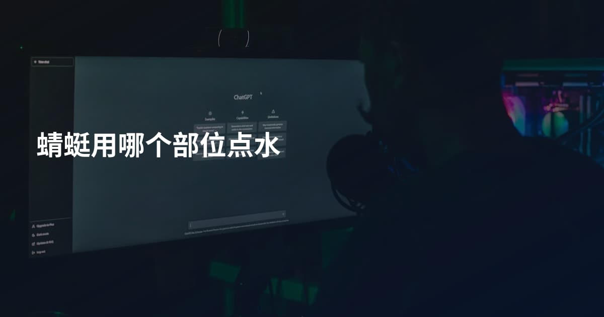 蜻蜓用哪个部位点水