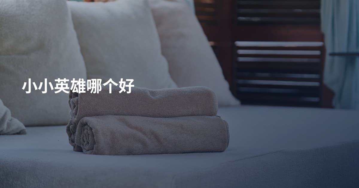 小小英雄哪个好