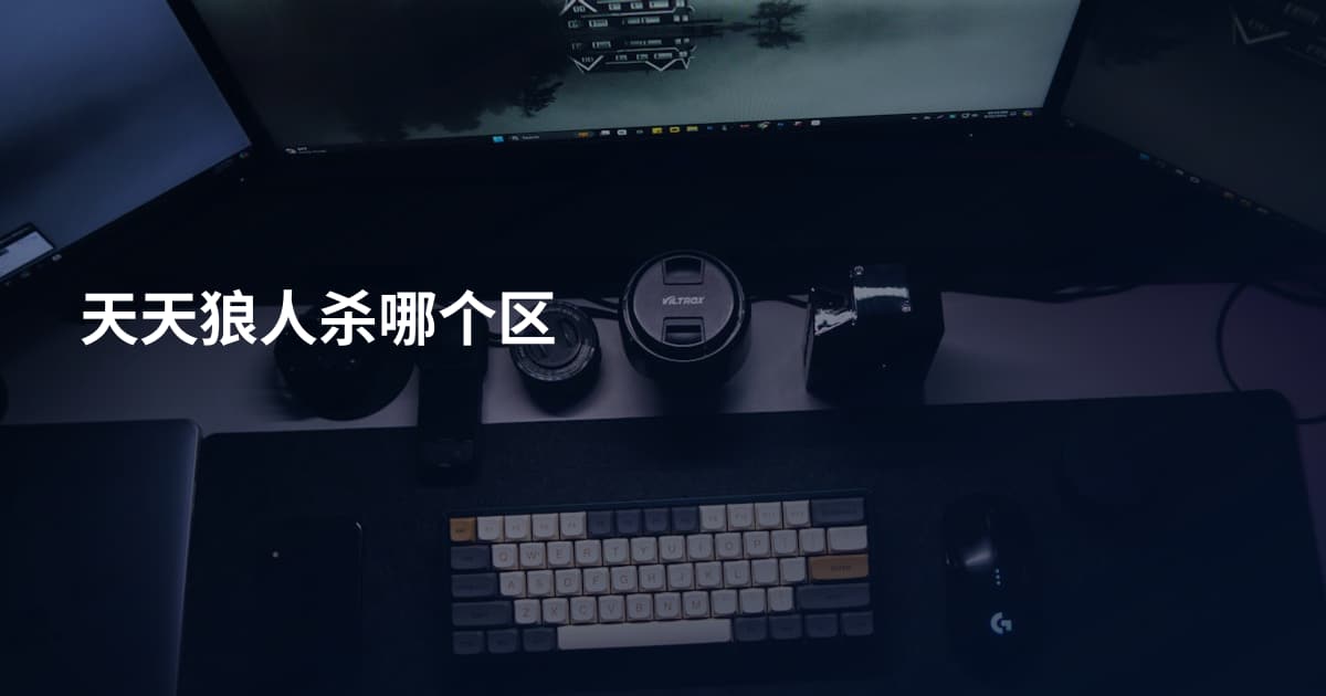 天天狼人杀哪个区