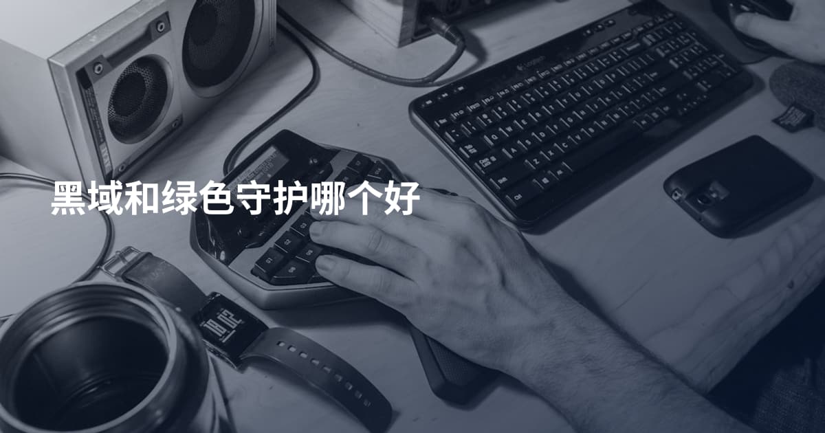黑域和绿色守护哪个好