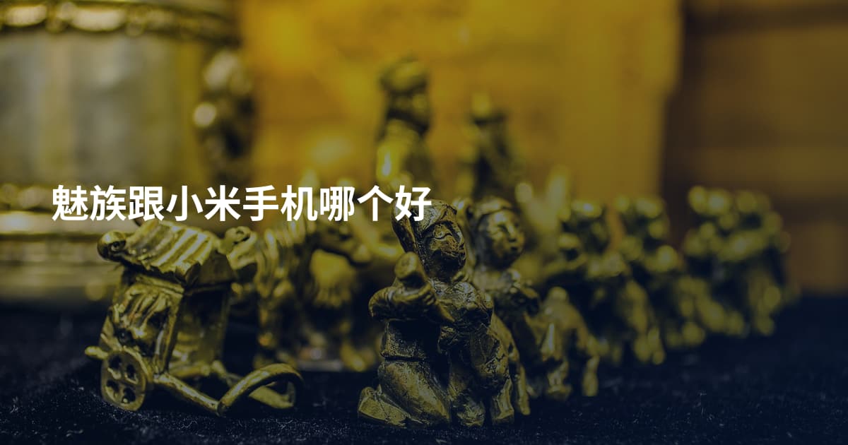 魅族跟小米手机哪个好