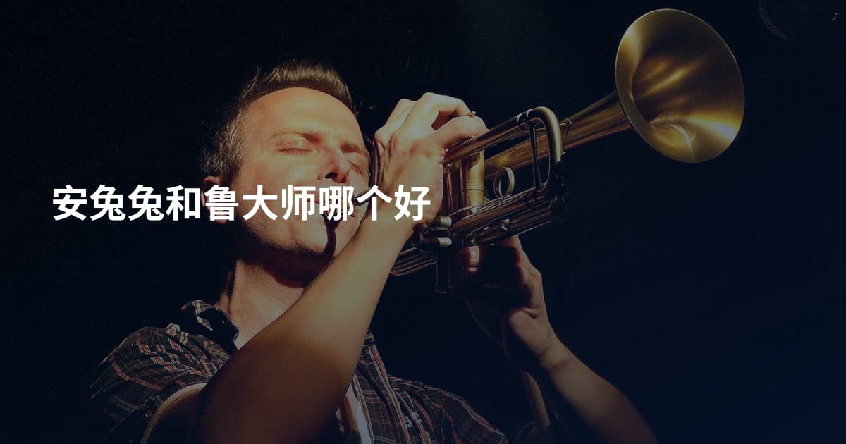 安兔兔和鲁大师哪个好