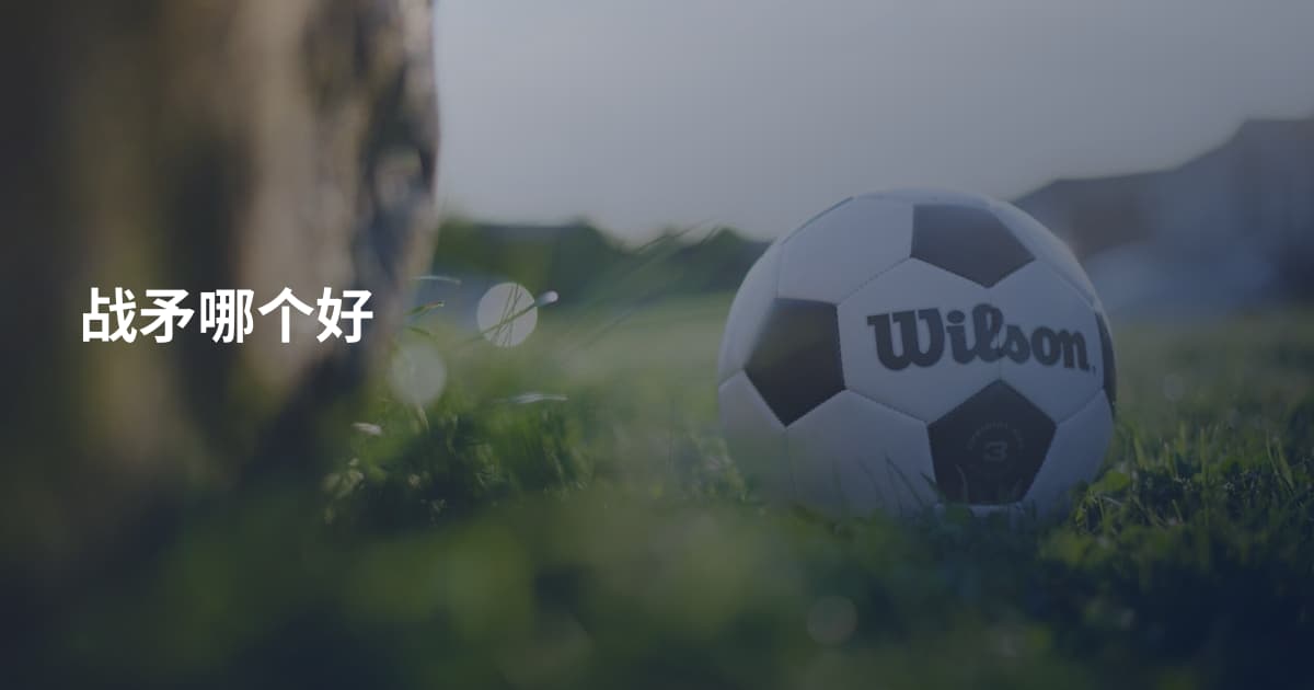 战矛哪个好