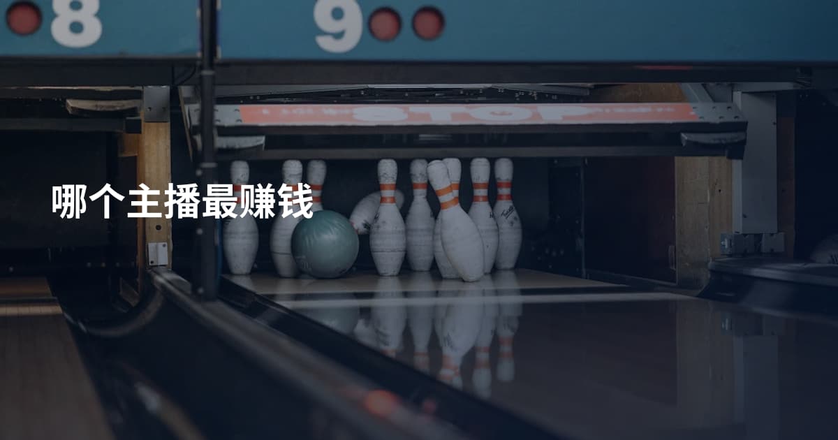 哪个主播最赚钱
