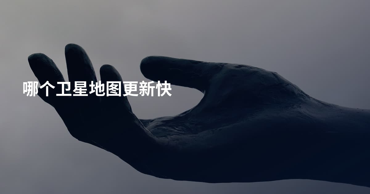 哪个卫星地图更新快