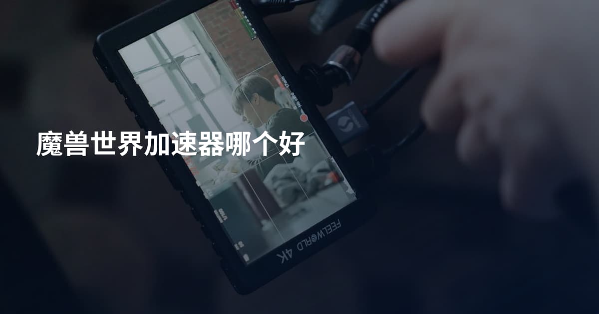 魔兽世界加速器哪个好