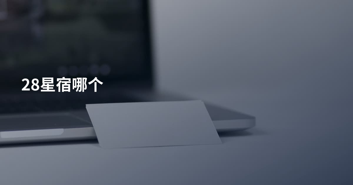 28星宿哪个