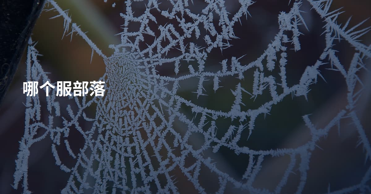 哪个服部落