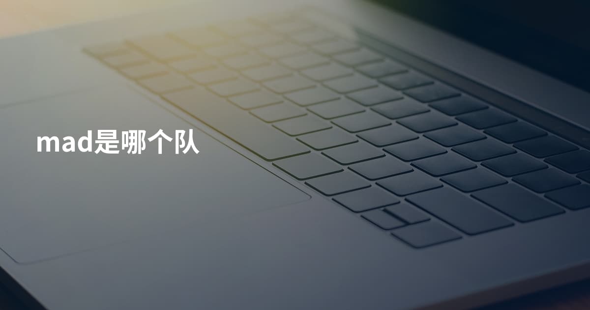mad是哪个队