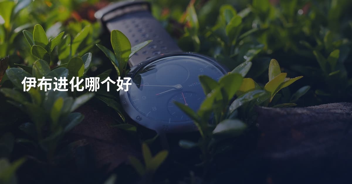 伊布进化哪个好