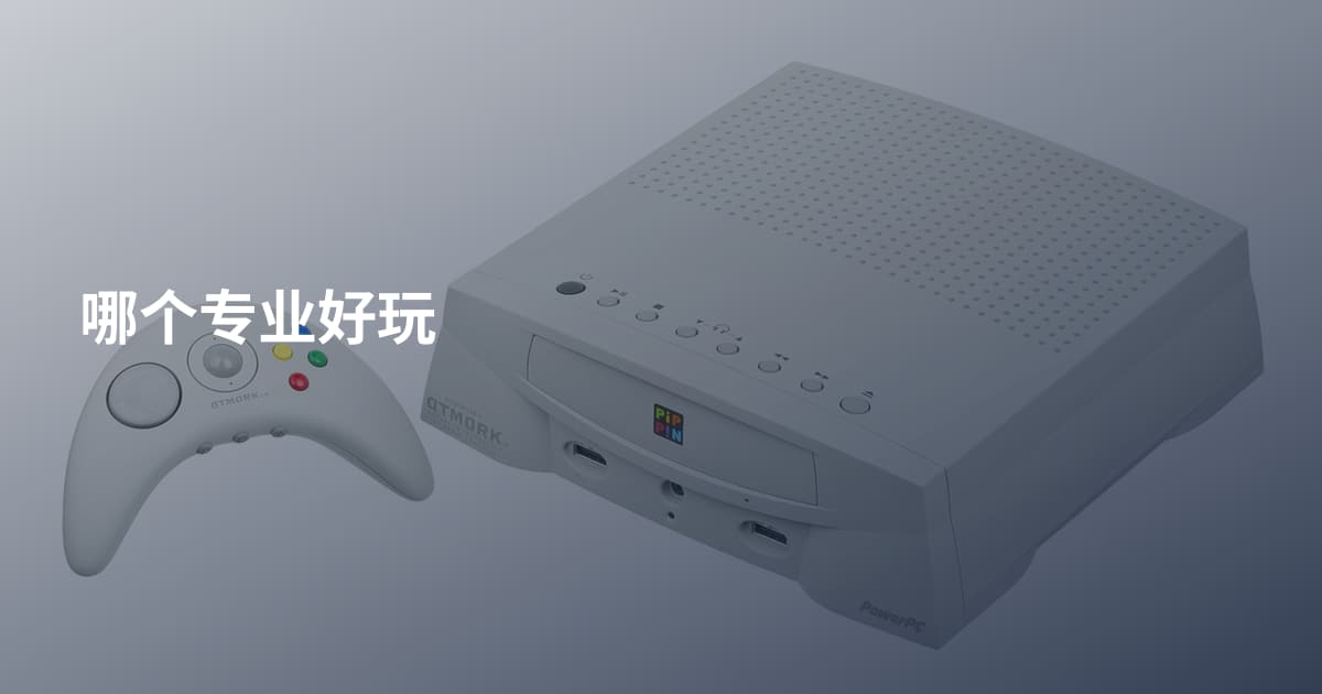 哪个专业好玩