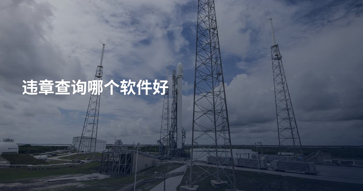 违章查询哪个软件好