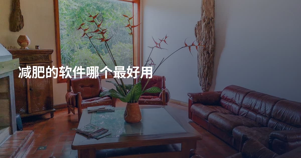 减肥的软件哪个最好用