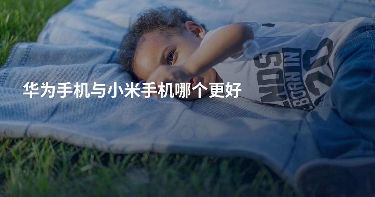 华为手机与小米手机哪个更好