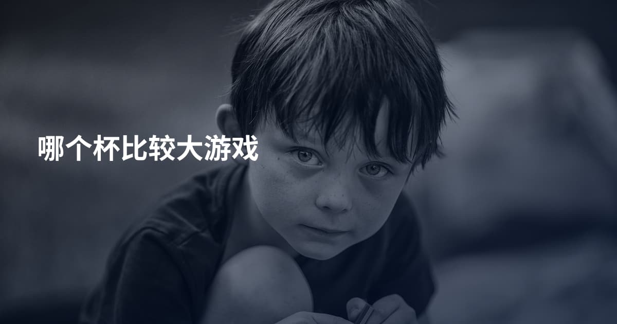 哪个杯比较大游戏