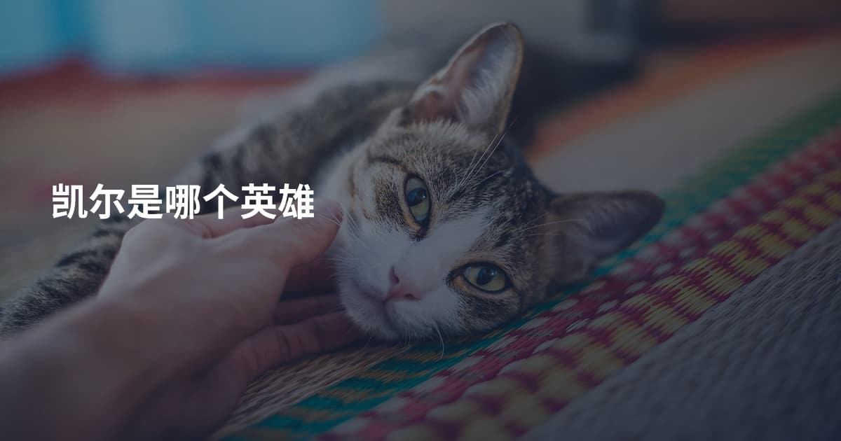 凯尔是哪个英雄