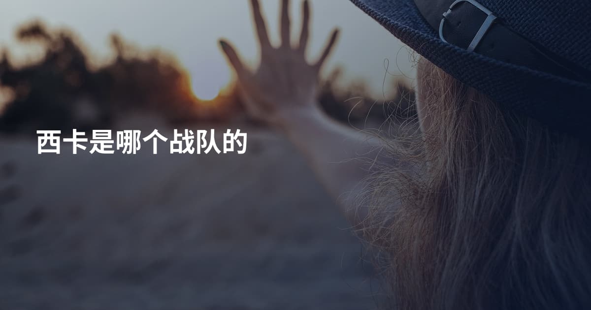 西卡是哪个战队的