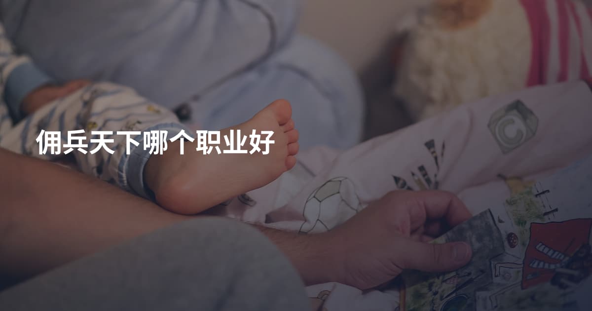佣兵天下哪个职业好