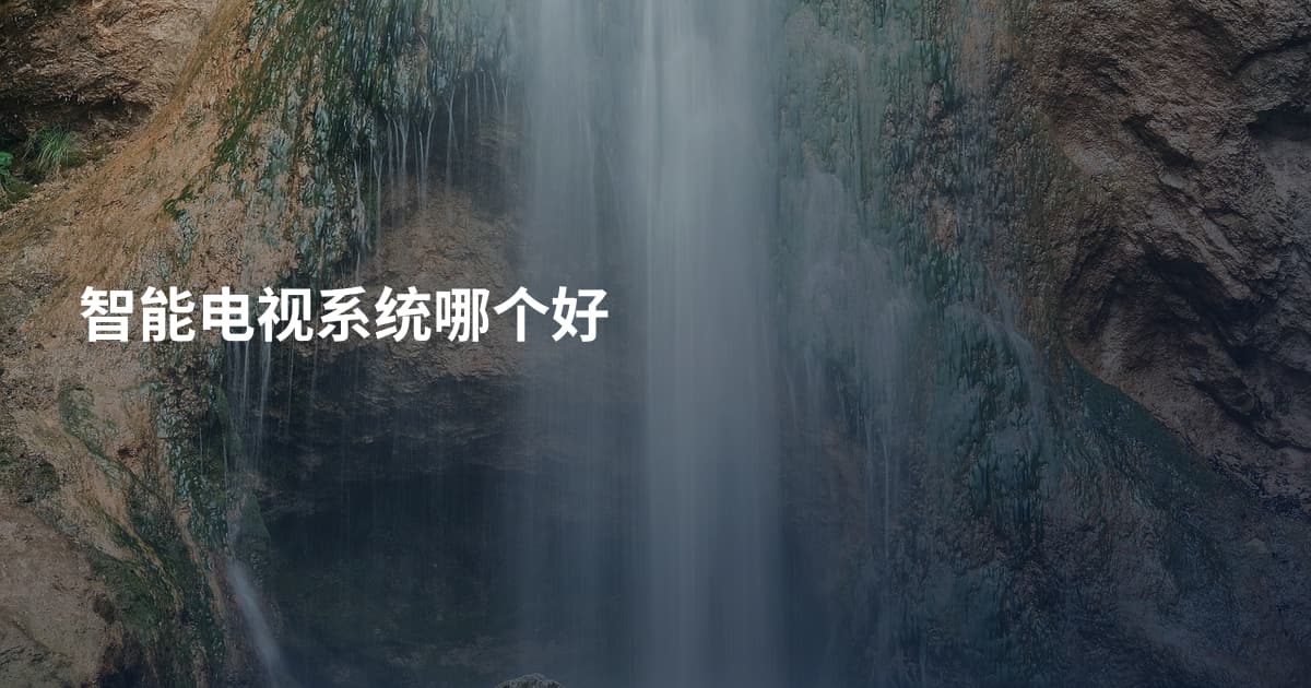 智能电视系统哪个好