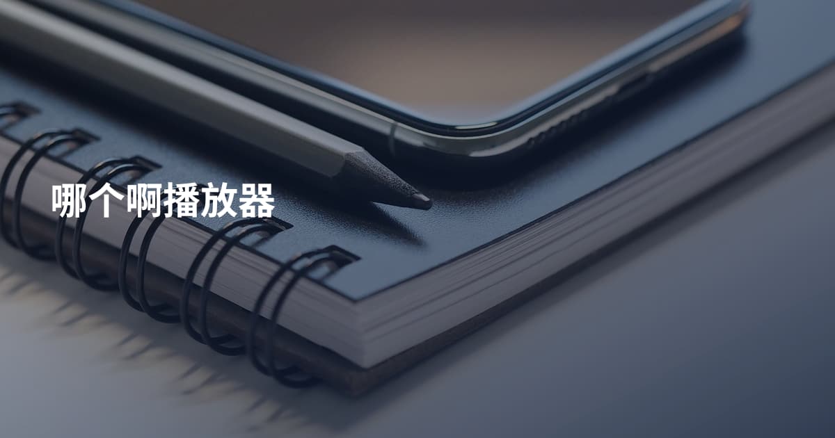哪个啊播放器
