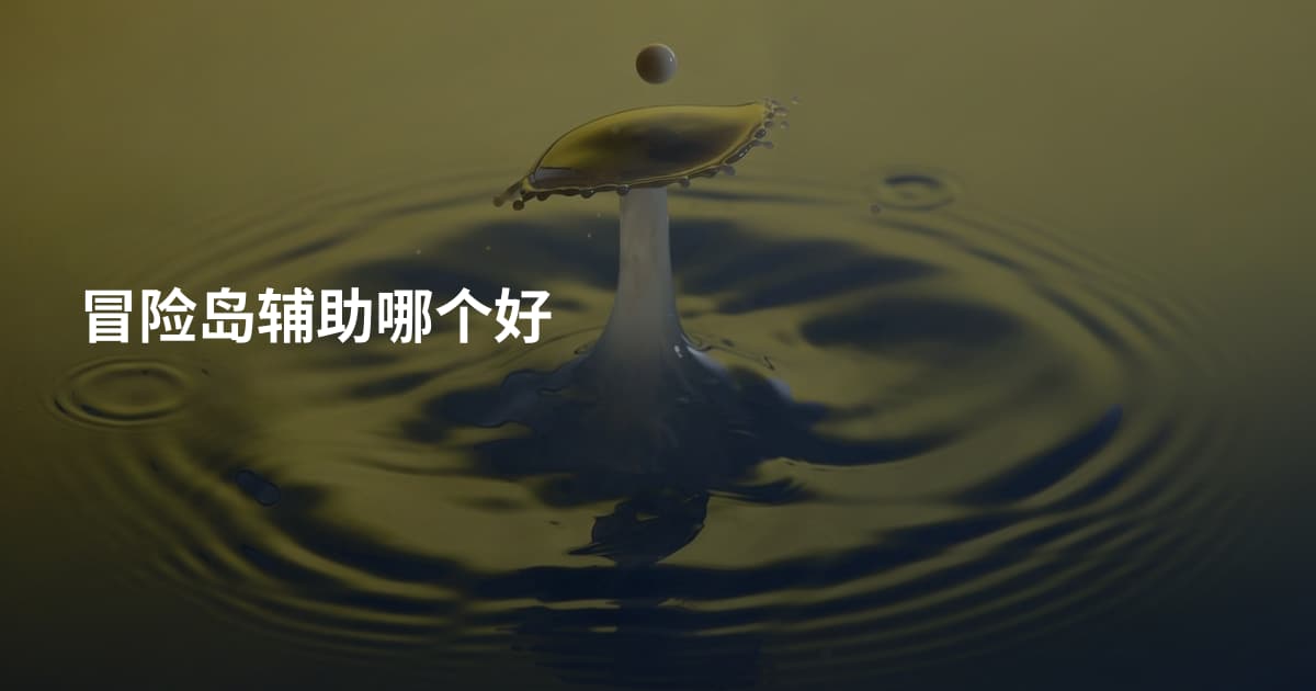 冒险岛辅助哪个好