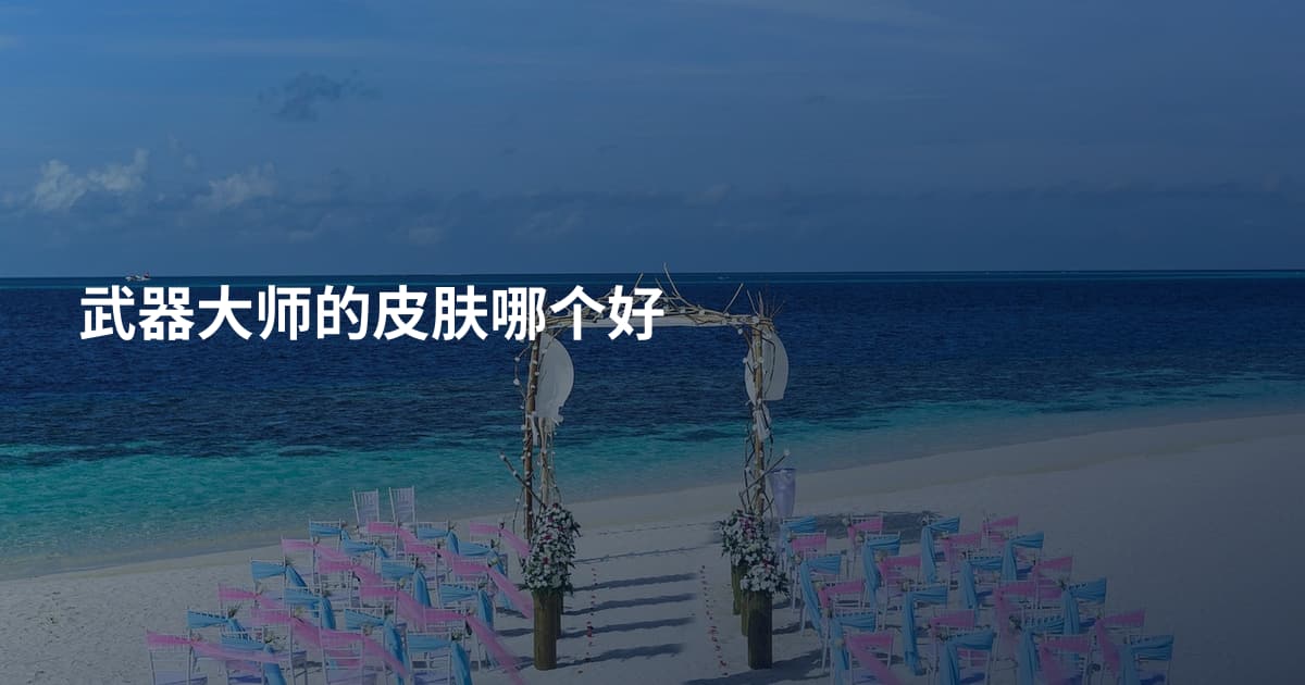 武器大师的皮肤哪个好