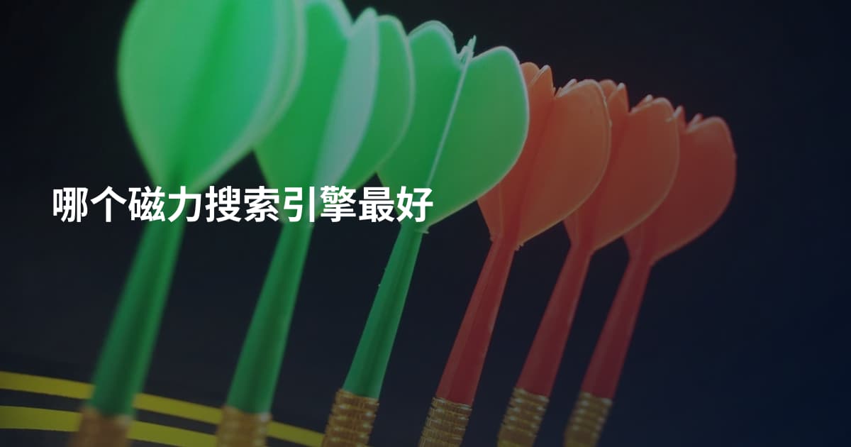 哪个磁力搜索引擎最好