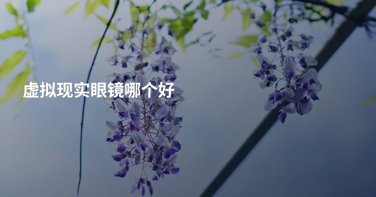 虚拟现实眼镜哪个好