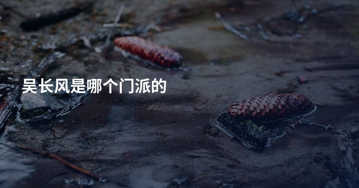 吴长风是哪个门派的