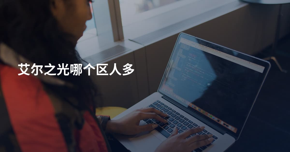 艾尔之光哪个区人多