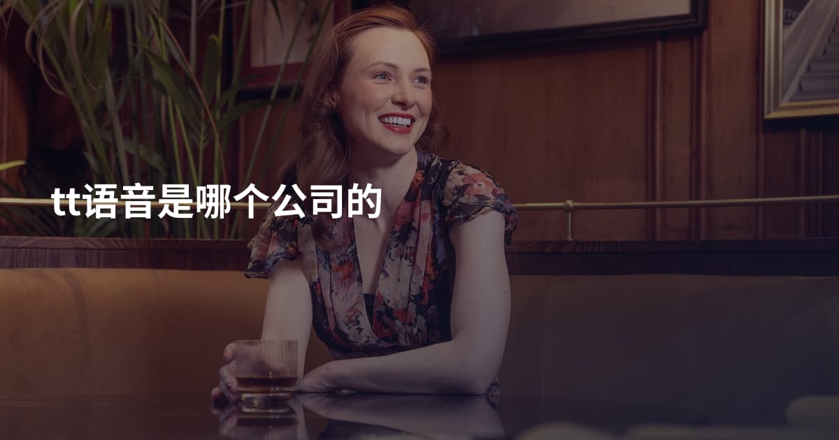 tt语音是哪个公司的