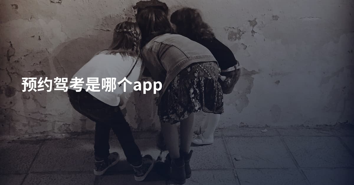 预约驾考是哪个app