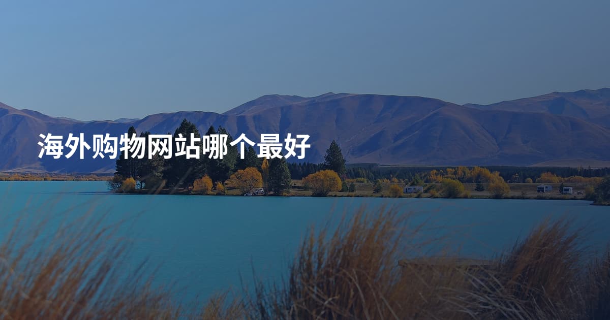 海外购物网站哪个最好