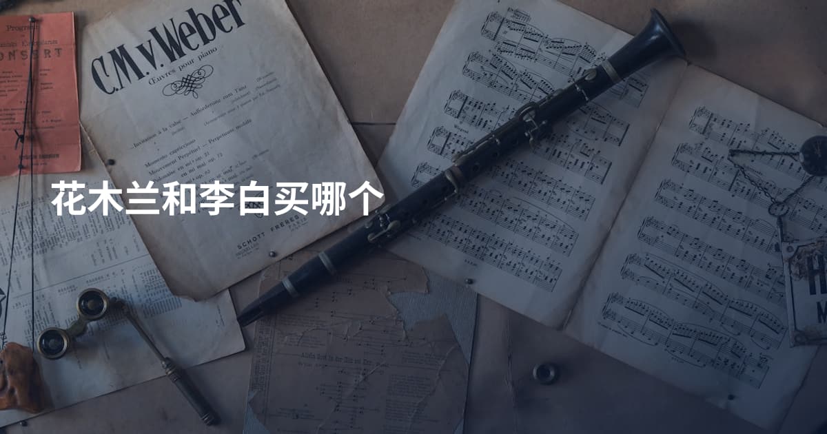 花木兰和李白买哪个