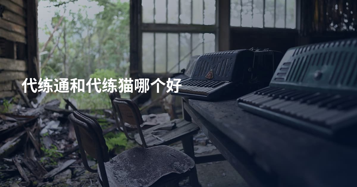 代练通和代练猫哪个好
