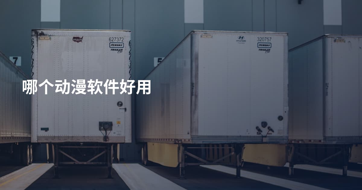 哪个动漫软件好用