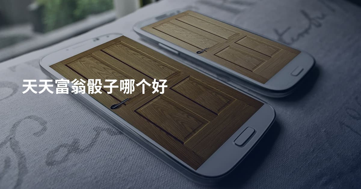 天天富翁骰子哪个好