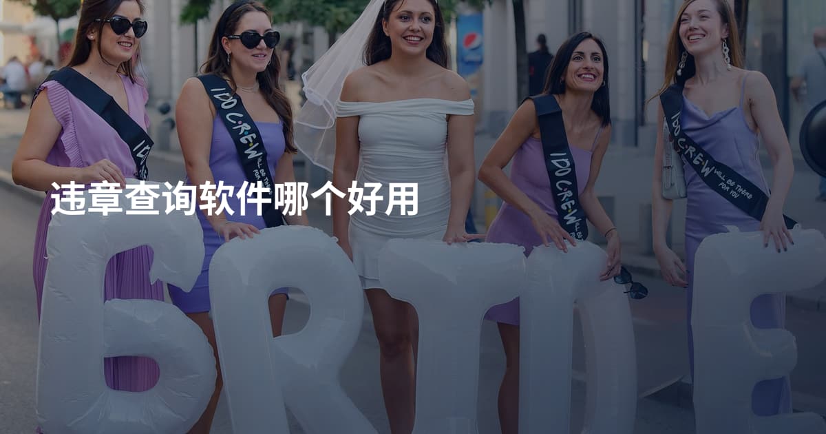 违章查询软件哪个好用