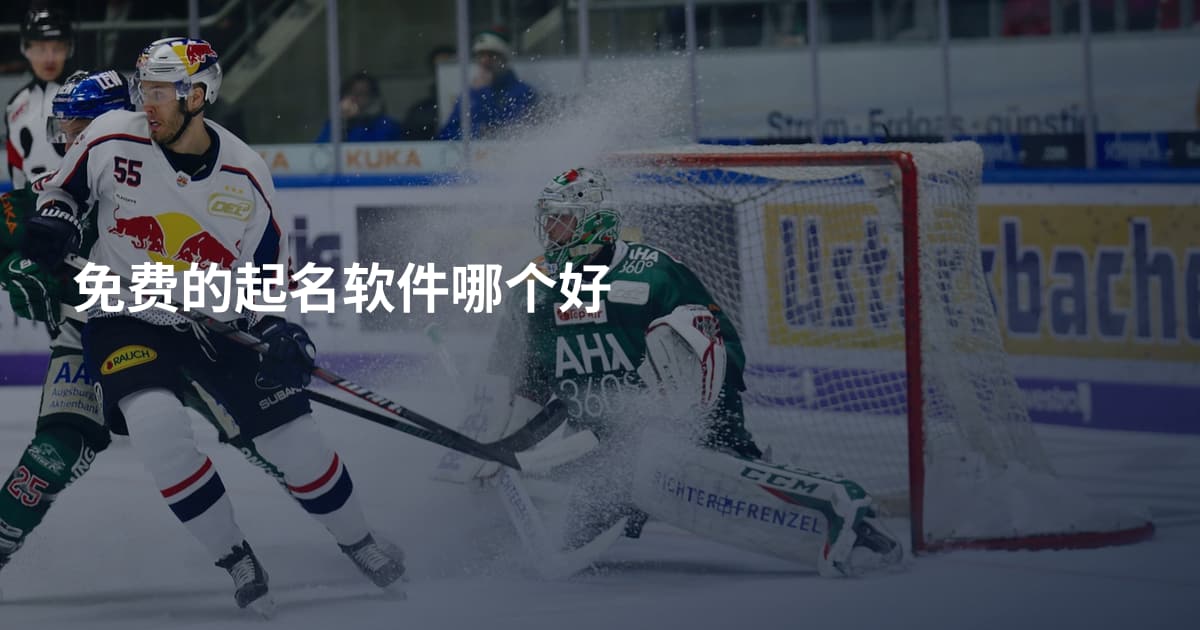 免费的起名软件哪个好
