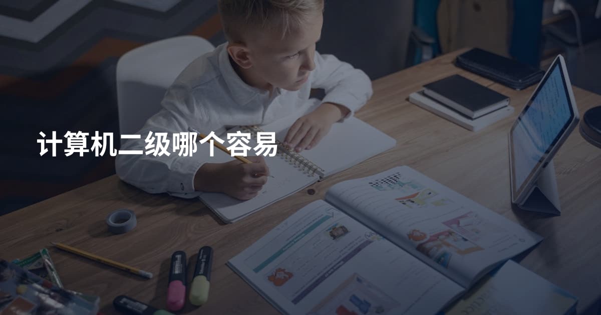 计算机二级哪个容易