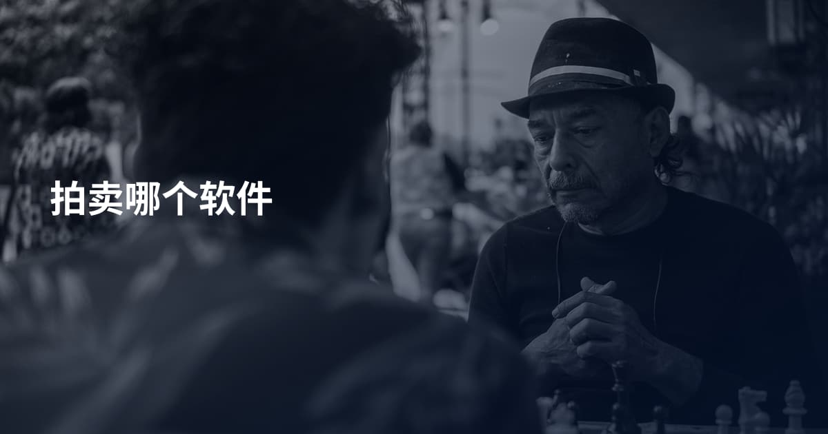 拍卖哪个软件