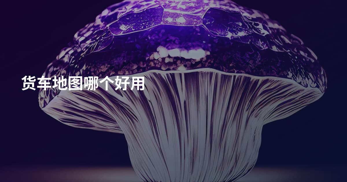 货车地图哪个好用