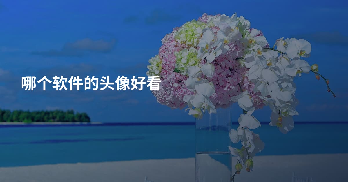 哪个软件的头像好看