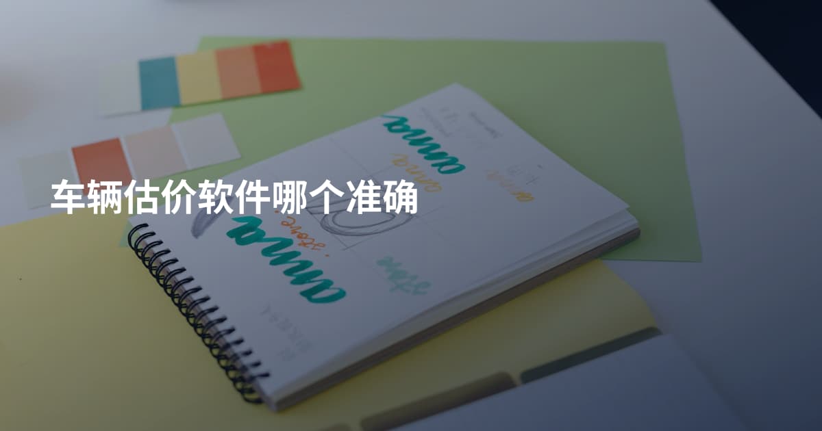 车辆估价软件哪个准确