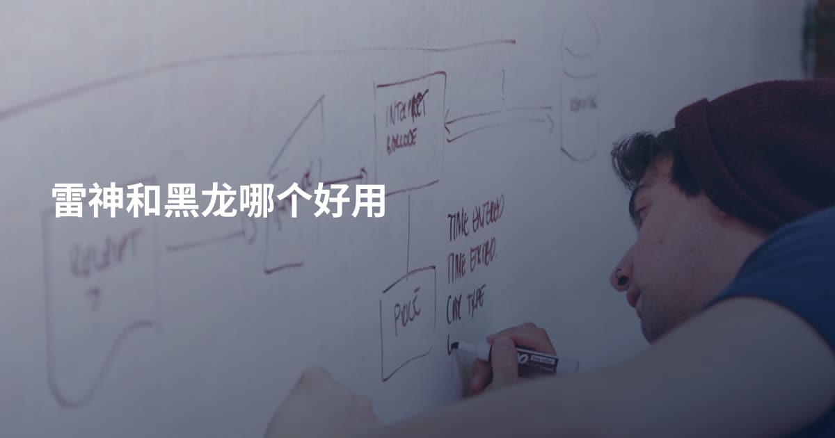 雷神和黑龙哪个好用
