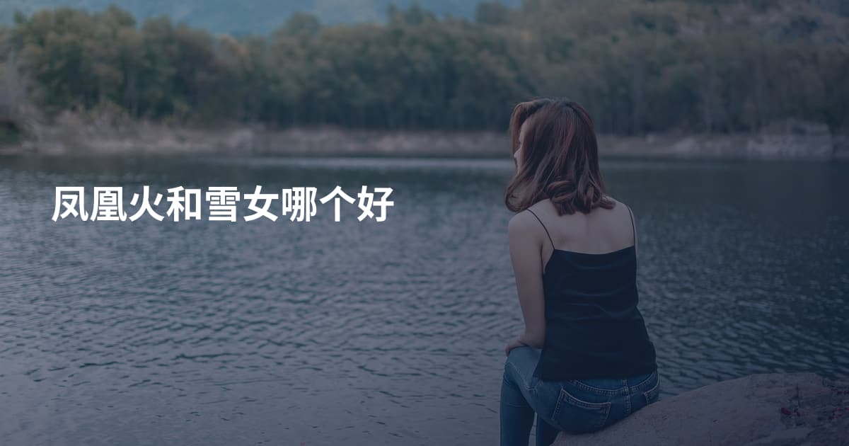 凤凰火和雪女哪个好