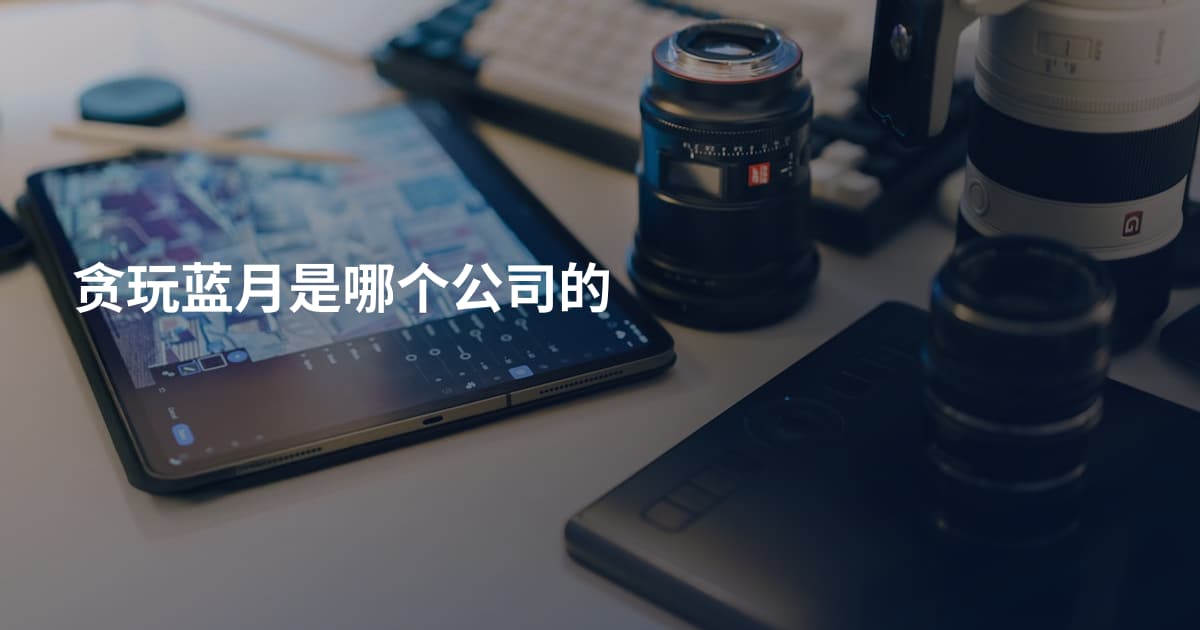 贪玩蓝月是哪个公司的