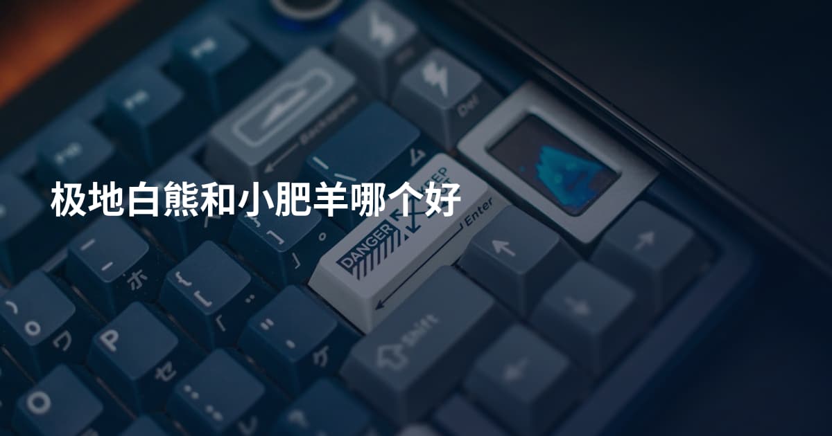 极地白熊和小肥羊哪个好