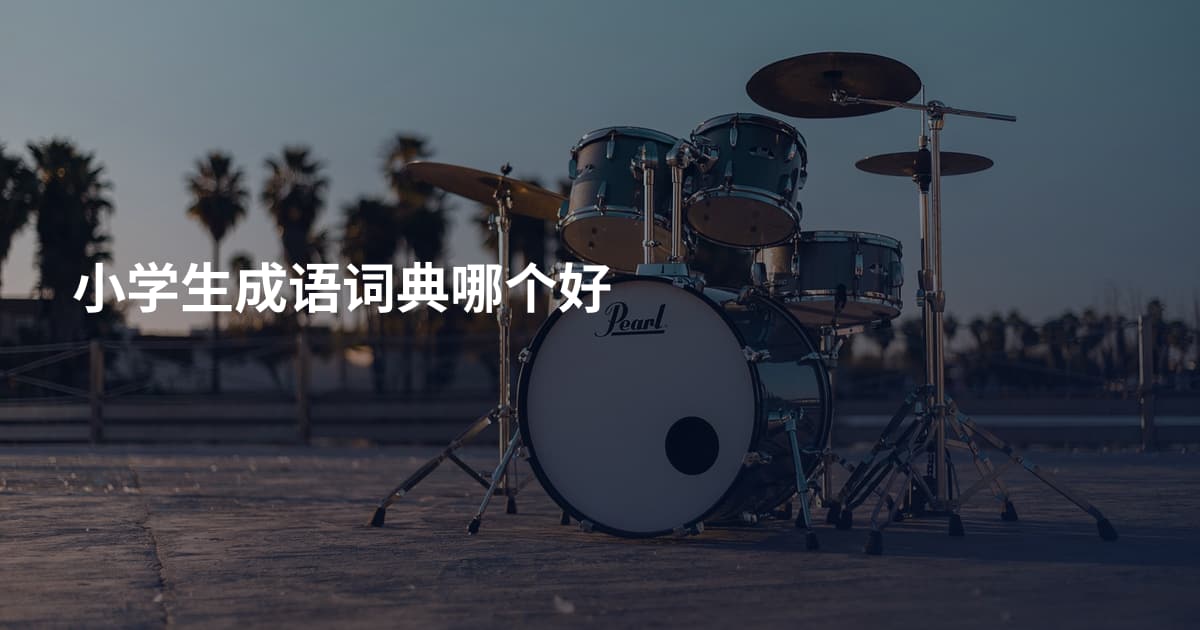 小学生成语词典哪个好