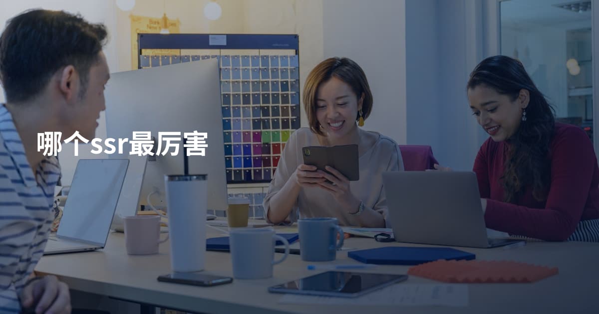 哪个ssr最厉害